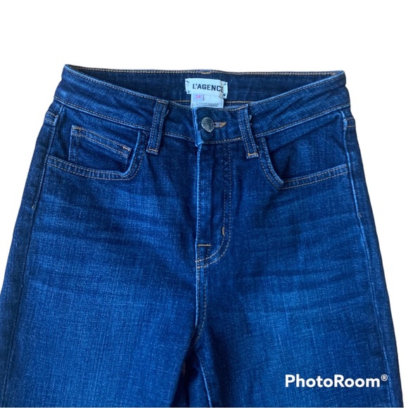 L’Agence High 10 Skinny High Waist Jeans Classic Dark NWOT - Picture 4 of 11